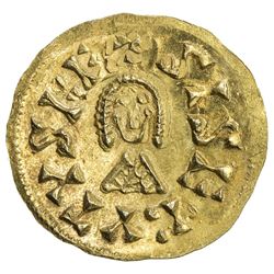 VISIGOTHS IN SPAIN: Sisebut, 612-621, AV tremissis (1.51g), Ispali (Sevilla). AU
