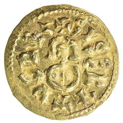 VISIGOTHS IN SPAIN: Sisebut, 612-621, AV tremissis (1.42g), Emerita (Merida). EF-AU