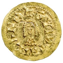 VISIGOTHS IN SPAIN: Suinthila, 621-631, AV tremissis (1.44g), Barbi. UNC