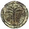 Image 1 : ANCIENT JUDEA: Bar Kochba Revolt, 132-135 AD, AE small bronze (4.95g), year 1 (132/3 AD). VF
