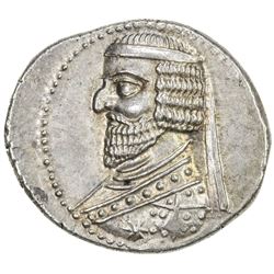 PARTHIAN KINGDOM: Phraates III, 70-57 BC, AR drachm (4.05g), Ekbatana. EF