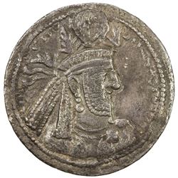 SASANIAN KINGDOM: Narseh, 293-303, AR drachm (4.03g). F-VF