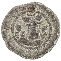 SASANIAN KINGDOM: Peroz, 457-484, lead 18mm (3.03g), BBA (the Court mint). F