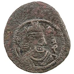 ARAB-SASANIAN: Anonymous, ca. 695-720, AE pashiz (1.2g), ART (Ardashir Khurr