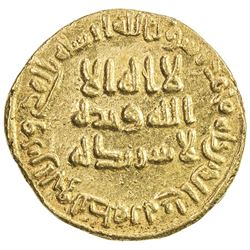 UMAYYAD: 'Abd al-Malik, 685-705, AV dinar (4.27g), NM (Dimashq), AH84. EF-AU