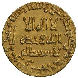 UMAYYAD: Marwan II, 744-750, AV dinar (4.23g), NM (Dimashq), AH132. VF-EF