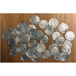 ABBASID: al-Mahdi, 775-785, LOT of 35 silver dirhams