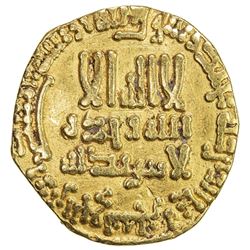 ABBASID: al-Rashid, 786-809, AV dinar (3.71g), NM, AH18X. VF