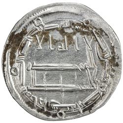 ABBASID: al-Rashid, 786-809, AR dirham (2.89g), Arran, AH184. VF-EF