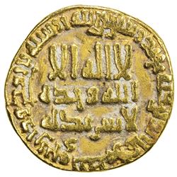 ABBASID: al-Amin, 809-813, AV dinar (4.08g), NM (Madinat al-Salam), AH194. VF