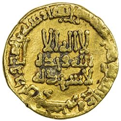 ABBASID: al-Ma'mun, 810-833, AV dinar (4.19g), NM, AH200. F