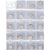 Image 1 : ABBASID: al-Mutawakkil, 847-861, LOT of 19 silver dirhams