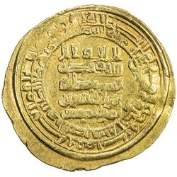ABBASID: al-Qahir, 932-934, AV dinar (4.44g), al-Basra, AH321. VF
