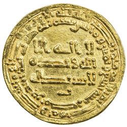 TULUNID: Harun, 896-905, AV dinar (4.32g), Misr, AH289. AU