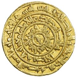 FATIMID: al-Mu'izz, 953-975, AV dinar (4.16g), al-Mansuriya, AH360. VF