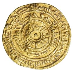 FATIMID: al-Mu'izz, 953-975, AV dinar (3.90g), Tarabulus, AH441. F-VF