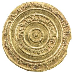 FATIMID: al-'Aziz, 975-996, AV dinar (3.97g), Misr, AH366. VF