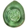 Image 1 : FATIMID: al-'Aziz, 975-996, glass weight or jeton (5.83g). VF-EF