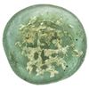 Image 2 : FATIMID: al-Hakim, 996-1021, glass weight or jeton (2.88g). VF