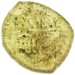 FATIMID: al-Hakim, 996-1021, glass weight or jeton (2.95g). VF