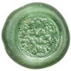 Image 1 : FATIMID: al-Zahir, 1021-1036, glass weight or jeton (5.90g). VF-EF