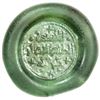 Image 1 : FATIMID: al-Zahir, 1021-1036, glass weight or jeton (5.94g), VF