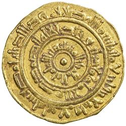 FATIMID: al-Mustansir, 1036-1094, AV dinar (4.19g), Misr, AH444. VF