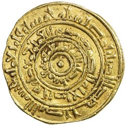 FATIMID: al-Mustansir, 1036-1094, AV dinar (4.13g), Misr, AH450. VF