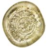 Image 1 : FATIMID: al-Mustansir, 1036-1094, glass weight or jeton (2.98g). VF