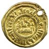 Image 1 : FATIMID: al-Amir al-Mansur, 1101-1130, AV 1/4 dinar (0.78g), NM, ND. VF