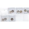 Image 1 : FATIMID: LOT of 9 silver half dirhams