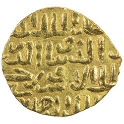 BAHRI MAMLUK: Sha'ban II, 1363-1376, AV dinar (4.25g), MM, DM. VF