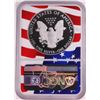 Image 2 : 2019-W $1 Proof American Silver Eagle Coin NGC PF70 Ultra Cameo Independence Day Flag