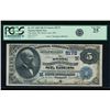 Image 1 : 1882 $5 St Louis MO National Note PCGS 25
