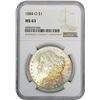 Image 2 : 1884-O $1 Morgan Silver Dollar Coin NGC MS63 Great Toning