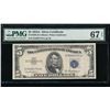 Image 1 : 1953A $5 Silver Certificate PMG 67EPQ