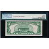 Image 2 : 1934 $5 St Louis Federal Reserve Note PMG 66EPQ