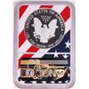 Image 2 : 2018-W $1 Proof American Silver Eagle Coin NGC PF69 Ultra Cameo Congratulations Flag