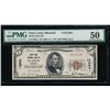 Image 1 : 1929 $5 St Louis Mo National Bank Note PMG 50