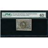 Image 1 : 10 Cent Second Issue Fractional Note PMG 63NET