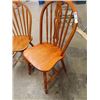 Image 2 : 3 Wooden Kitchen Chairs