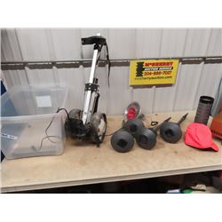 Golf Bag Cart, Flood Light, Solar Patio Lights, Plus More!