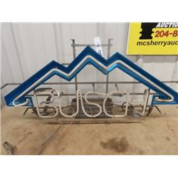 Neon Busch Beer Sign - Not Working 17" H 33"W