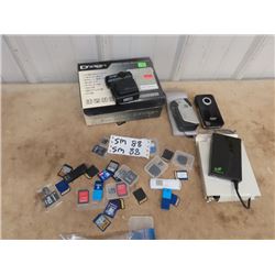 D'Zign Digital Videao DV-4 Processor, Movie Pix Video Camcorder, Vivitar DVR 410 Camera, IGO Power S