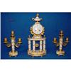 Image 1 : One of a Kind Fantastic Empire Clock Set !!  #1441592