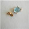 Image 1 : VINTAGE 14K & AQUAMARINE NECKLACE CLASP #1441643