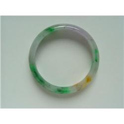 Fine Chinese white & green Jade Bracelets. #1441882