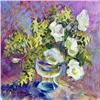 "White Roses" oil in impressionism style #1448871