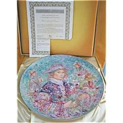 Edna Hibel Flower Girl Of Provence Plate 1977 #1449250