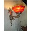 Image 1 : A pair of alabaster and bronze sconces #1449262
